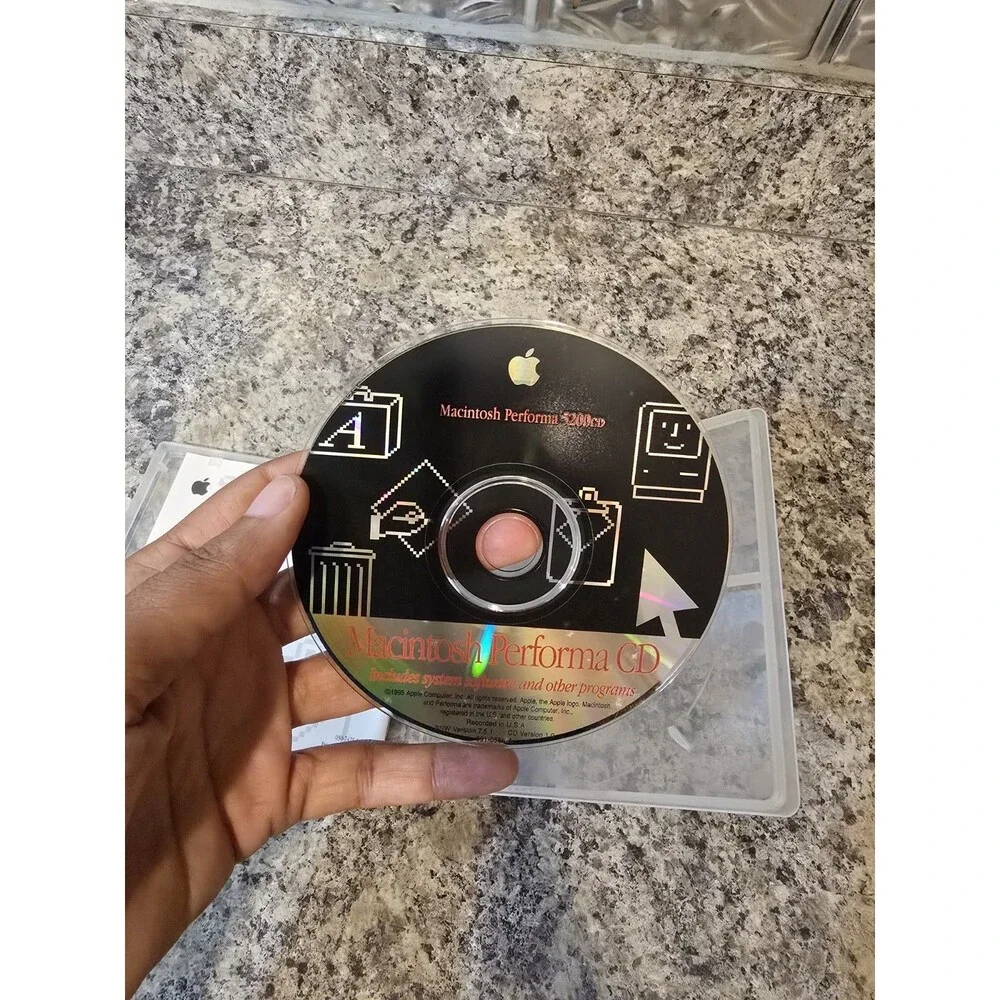 Vintage Apple Macintosh Performa CD Software & Manual